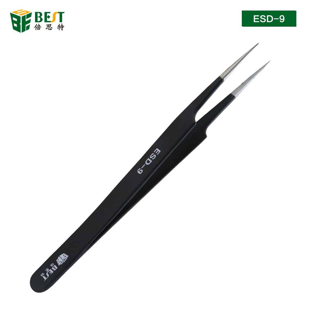 Eyelash Extension In Chinese - BST-ESD-9 Антистатические пинцеты Анатомический хирургический антимагнитный