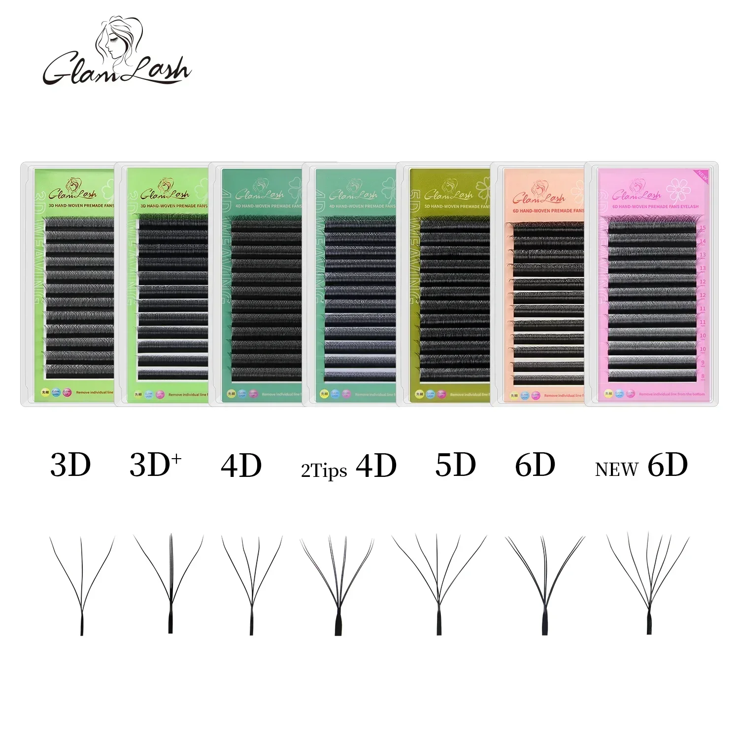 Lash Fan Volume - GLAMLASH W Shape Bloom 3D 4D