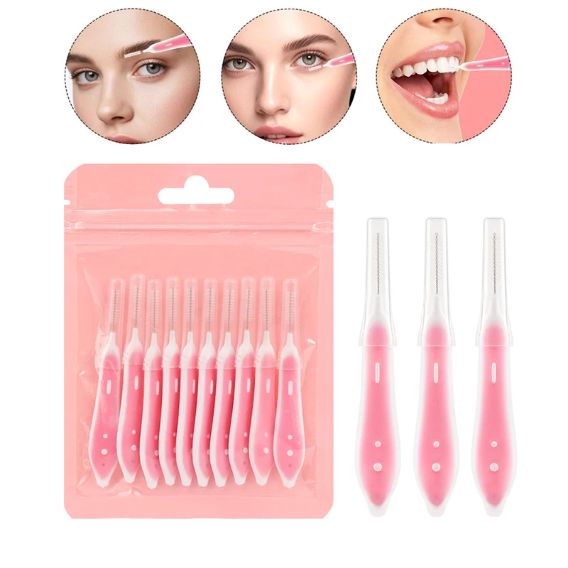 Eyelash Extension Eyelash - 10 шт. кисти для бровей, мини-кисть