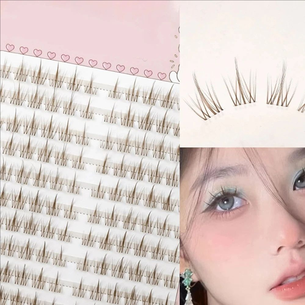 Eyelash Extension In Chinese - MJ коричневые накладные ресницы с подсолнухом,