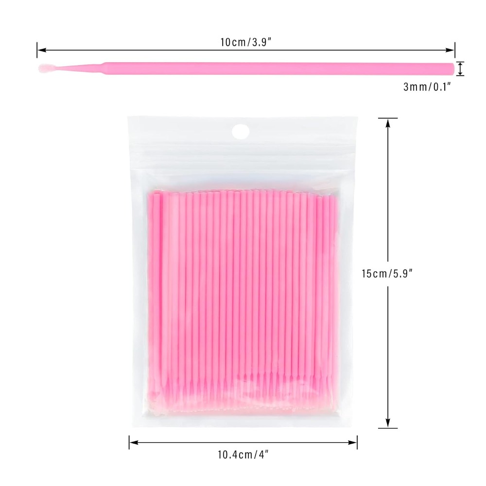 Eyelash Extension Eyelash - 500 шт. одноразовых микро-ватных палочек с