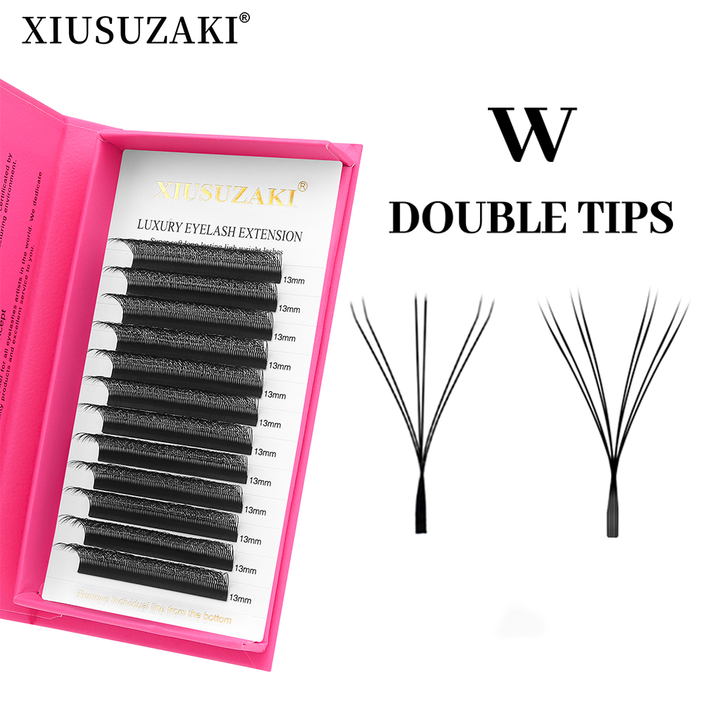 XIUSUZAKI двойные кончики 3D 4 – обзор и цена Eyelash Extension Double Volume