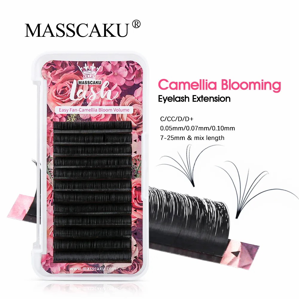 Накладные ресницы MASSCAKU Eas – обзор и цена Lash Fan Volume