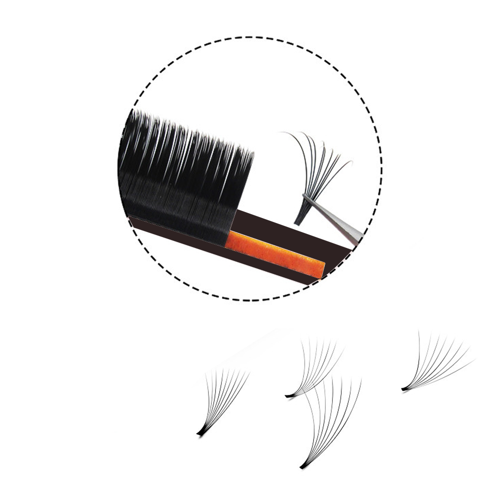Накладные ресницы MASSCAKU Eas – обзор и цена Lash Fan Volume
