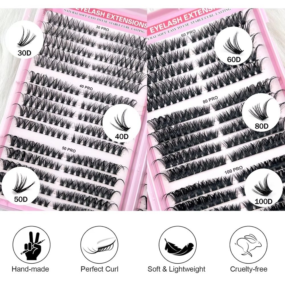 Накладные ресницы 8-16 мм, нат – обзор и цена Lash Fan Volume