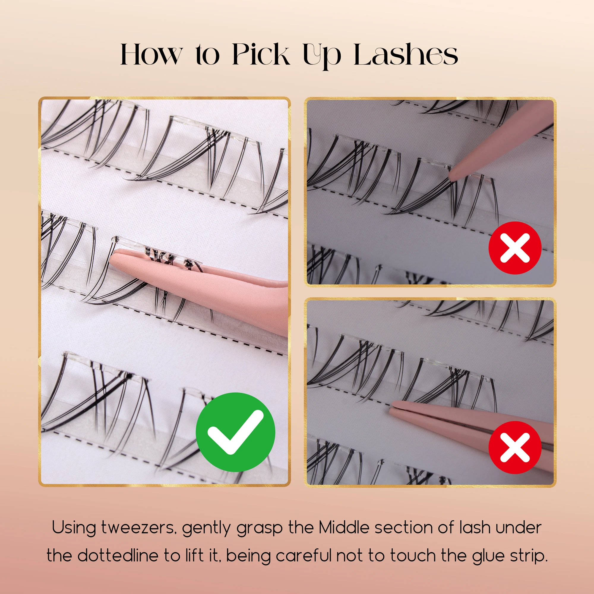 Накладные нижние ресницы Befer – обзор и цена Eyelash Extension Eyelash
