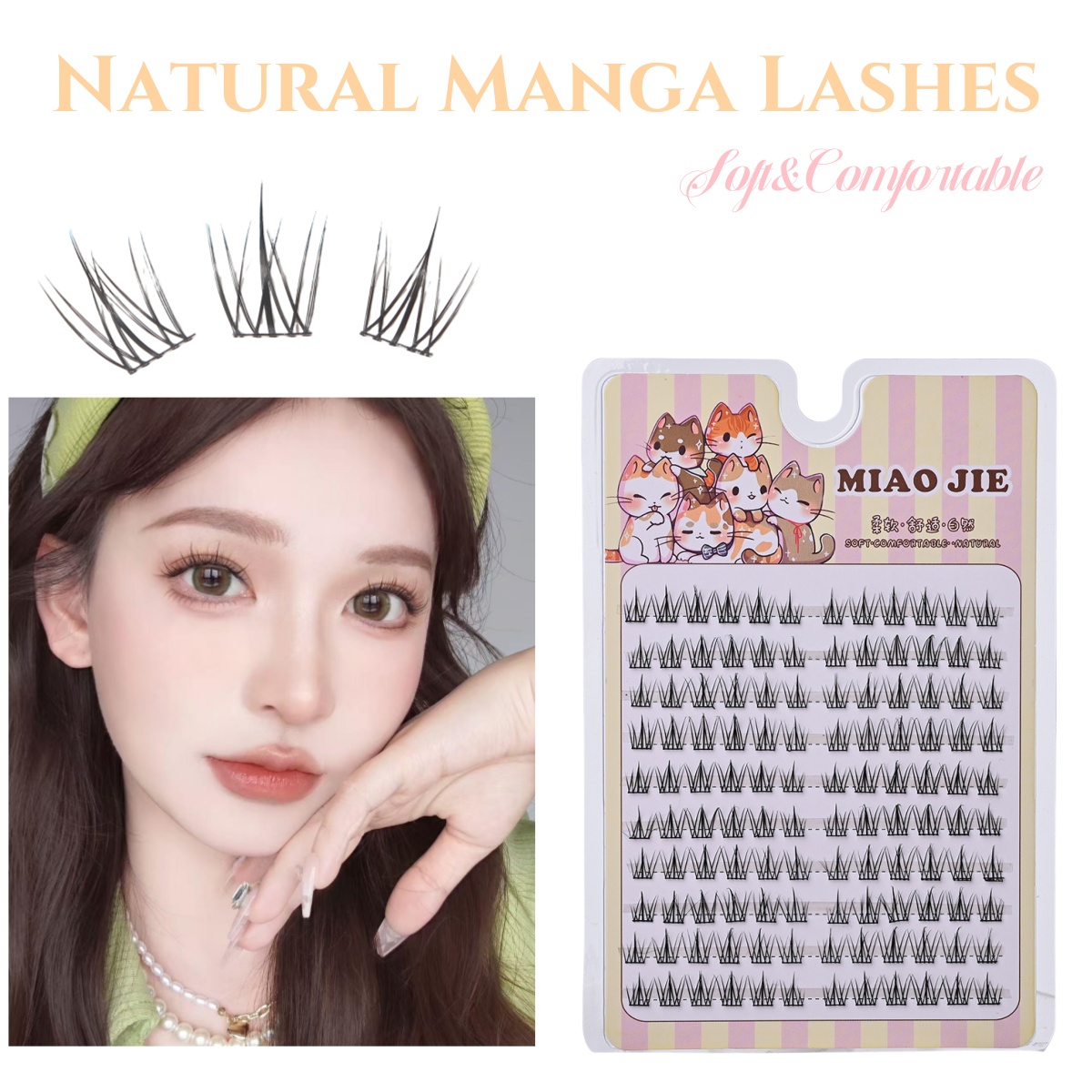 MIAOJIE подсолнух накладные ре – обзор и цена Eyelash Extension In Chinese