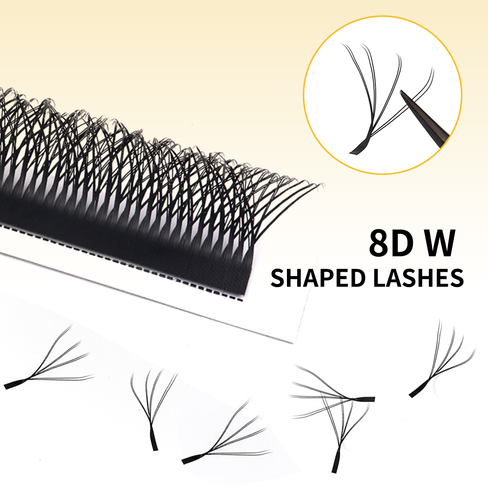 Накладные ресницы GEMERRY 4D/6 – обзор и цена Eyelash Extension Double Volume