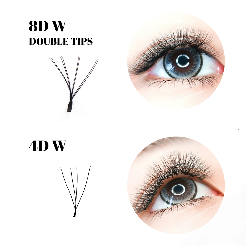 Накладные ресницы GEMERRY 4D/6 – обзор и цена Eyelash Extension Double Volume