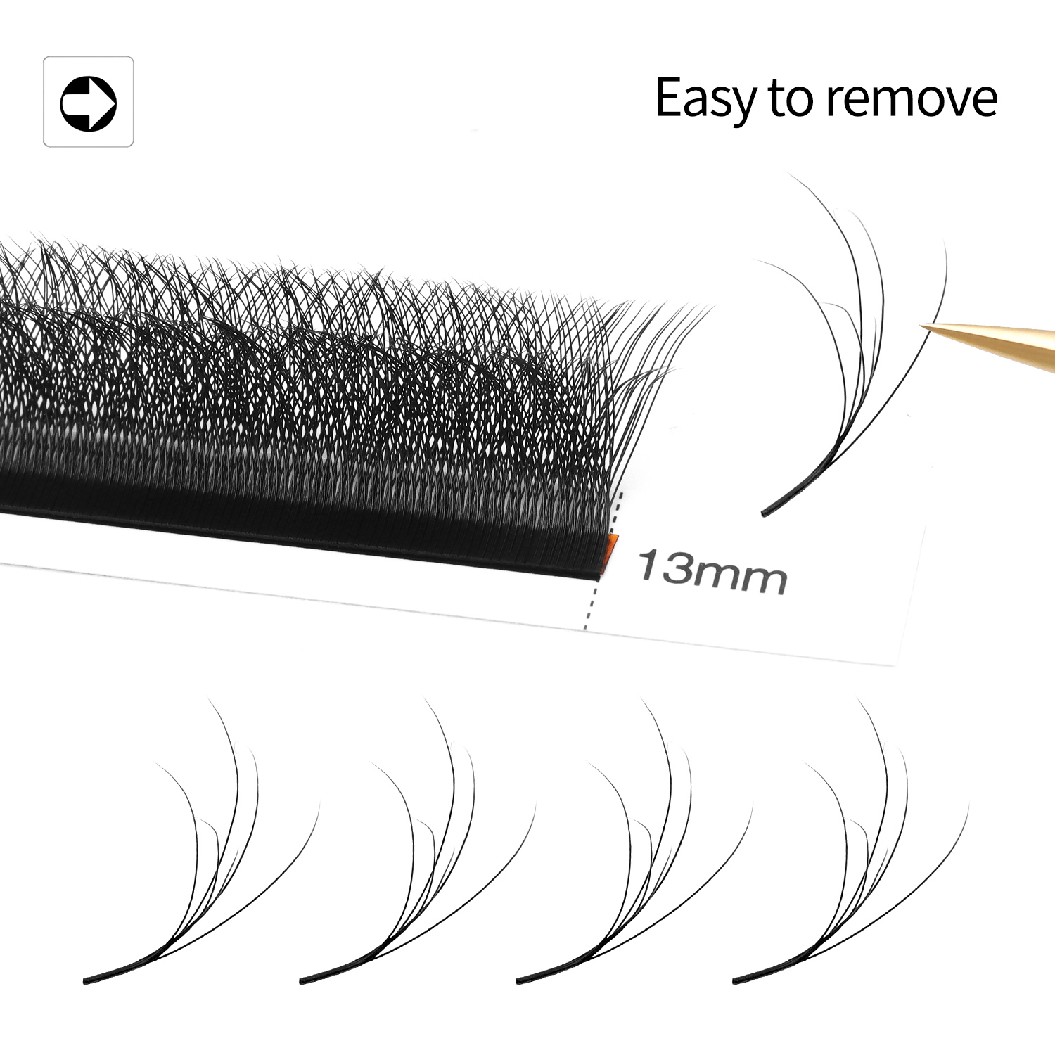 XIUSUZAKI двухслойные 3DW нара – обзор и цена Eyelash Extension Double Volume