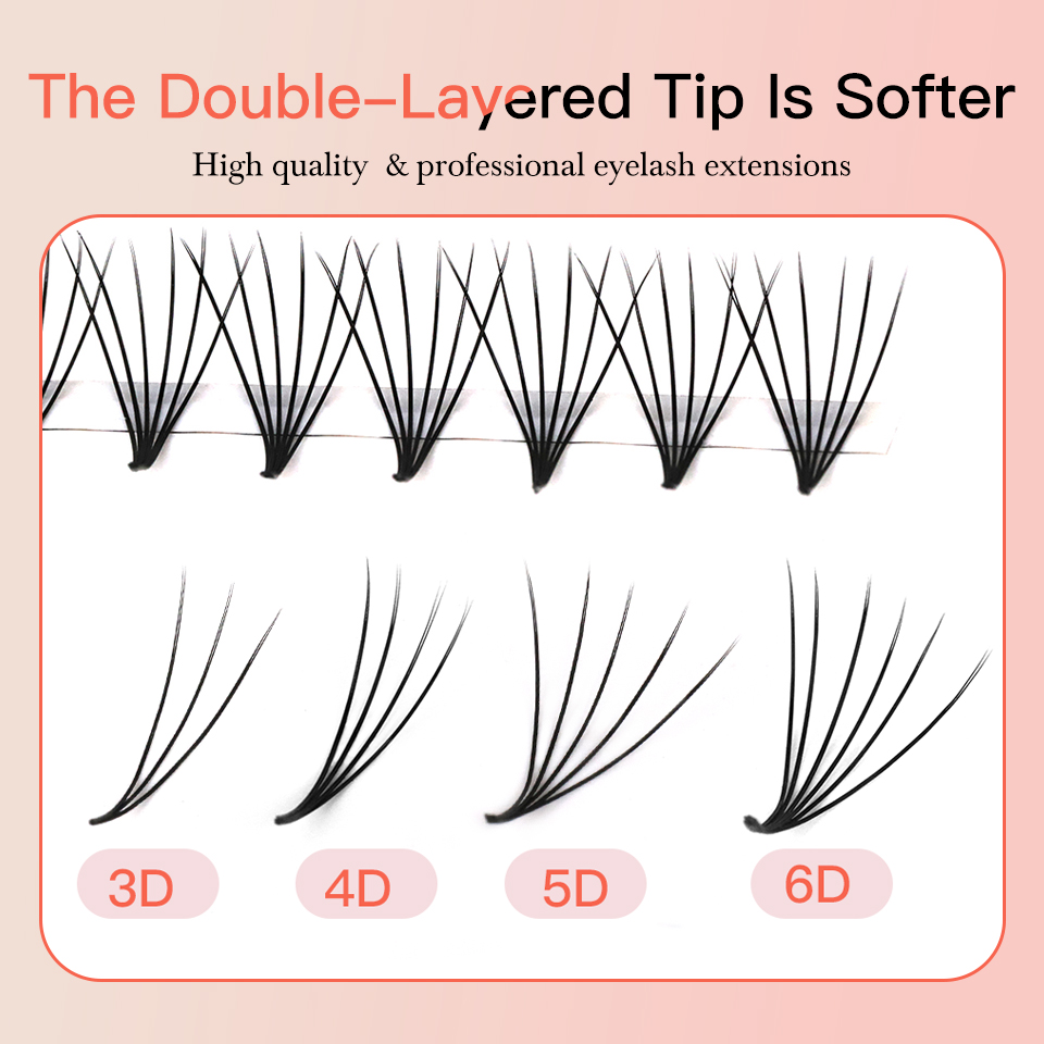Наращивание ресниц AGUUD Camel – обзор и цена Eyelash Extension Double Volume
