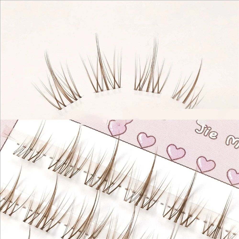 MJ коричневые накладные ресниц – обзор и цена Eyelash Extension In Chinese