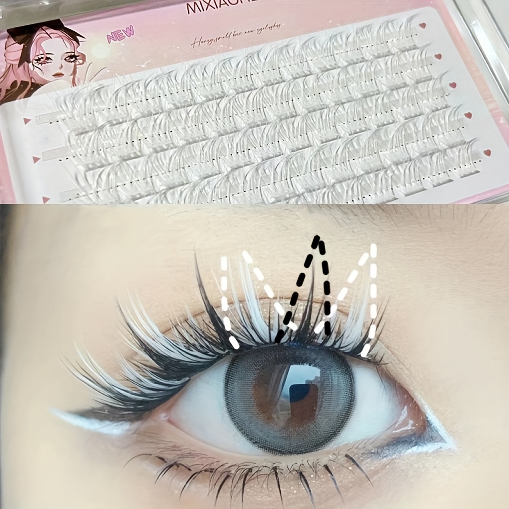 Накладные ресницы Mixiaohe, 60 – обзор и цена Eyelash Extension Eyelash