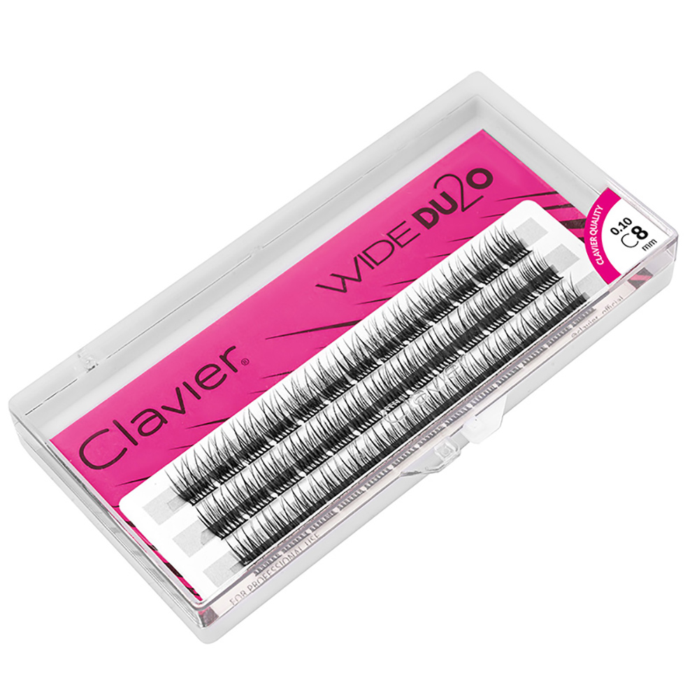 Набор накладных ресниц Clavier – обзор и цена Eyelash Extension Double Volume